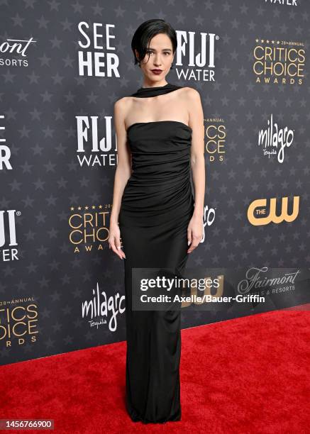 Kelsey Asbille attends the 28th Annual Critics Choice Awards at Fairmont Century Plaza on January 15, 2023 in Los Angeles, California.