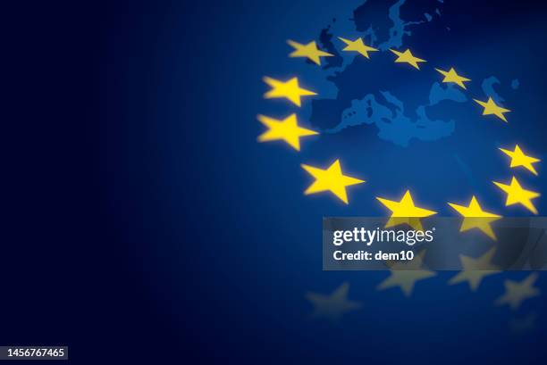 illustration der europäischen union - europaflagge stock-grafiken, -clipart, -cartoons und -symbole