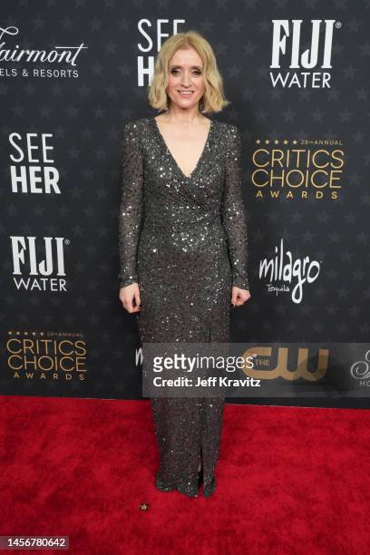 Anne-Marie Duff attends the 28th Annual Critics Choice Awards at Fairmont Century Plaza on January 15, 2023 in Los Angeles, California.