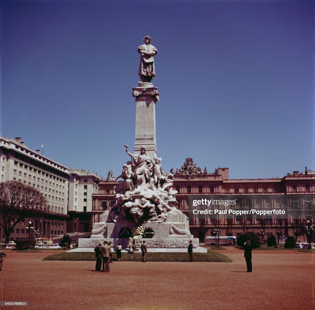 Monument to Christopher Columbus In Buenos Aires, Argentina