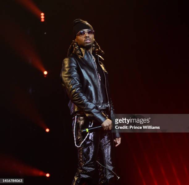 Metro Boomin performs during Future & Friends "One Big Party Tour" at State Farm Arena on January 14, 2023 in Atlanta, Georgia.