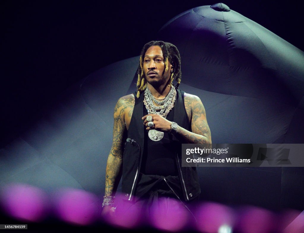 Future Rapper Fat Nov Rapper Future performs during Future & Friends