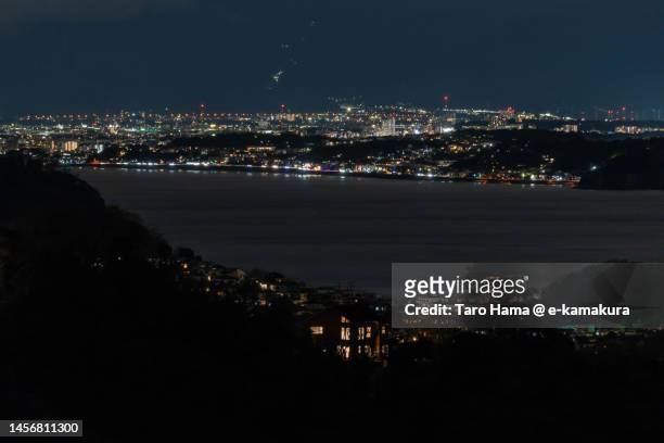 residential district by the sea in kanagawa of japan - townscape stock pictures, royalty-free photos & images