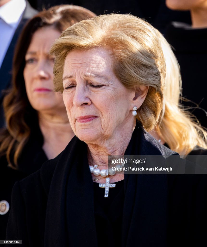 Former King Constantine II Of Greece Funeral