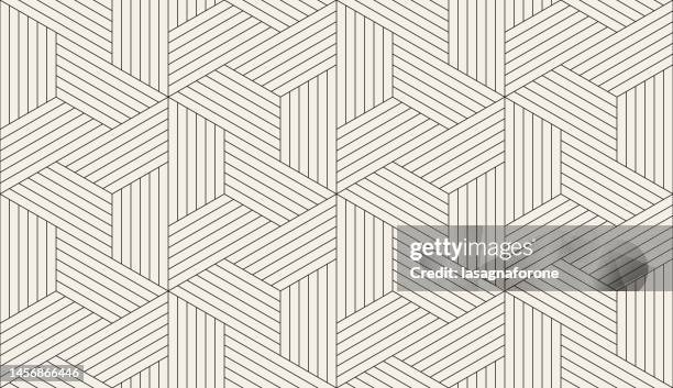 seamless geometric vector pattern - pattern stock illustrations