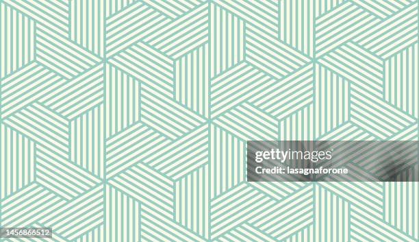 bildbanksillustrationer, clip art samt tecknat material och ikoner med seamless geometric vector pattern - thick