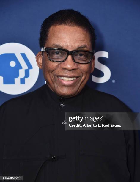 Herbie Hancock attends the PBS 2023 TCA Winter Press Tour at The Langham Huntington, Pasadena on January 16, 2023 in Pasadena, California.