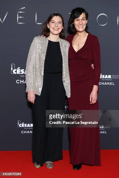 Louise Chevillotte and Clotilde Hesme attend the "Cesar - Revelations 2023" At Le Trianon on January 16, 2023 in Paris, France.