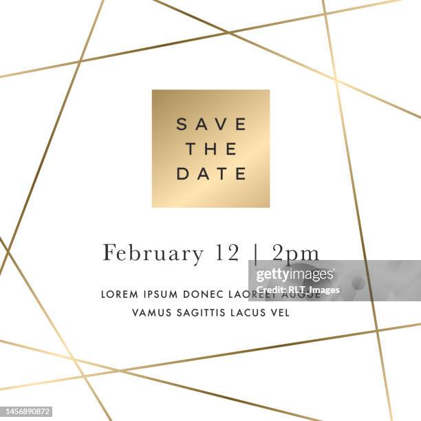 save the date — marcel system - black tie party fancy stock illustrations