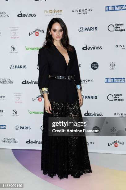 Noemie Merlant attends the "Ceremonie Des Lumieres" 2023 At Forum Des Images on January 16, 2023 in Paris, France.