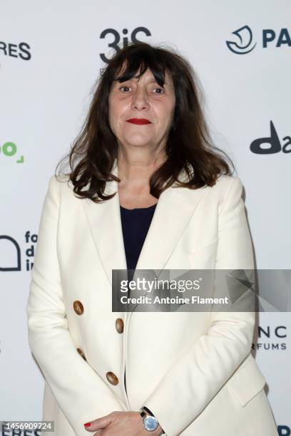 Sylvie Pialat attends the "Ceremonie Des Lumieres" 2023 At Forum Des Images on January 16, 2023 in Paris, France.