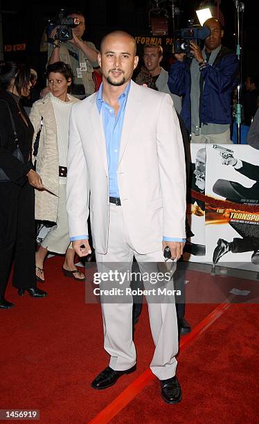 October 2: Dancer/choreographer Cris Judd attends the premiere of "The Transporter" at The Mann Village Theater on October 2, 2002 in Westwood,...