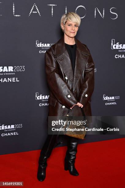 Marina Foïs attends the "Cesar - Revelations 2022" At Le Trianon on January 16, 2023 in Paris, France.