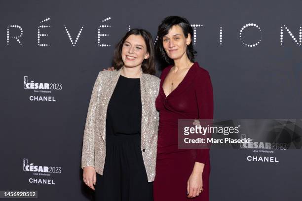 Louise Chevillotte and Clotilde Hesme attend the "Cesar - Revelations 2022" At Le Trianon on January 16, 2023 in Paris, France.