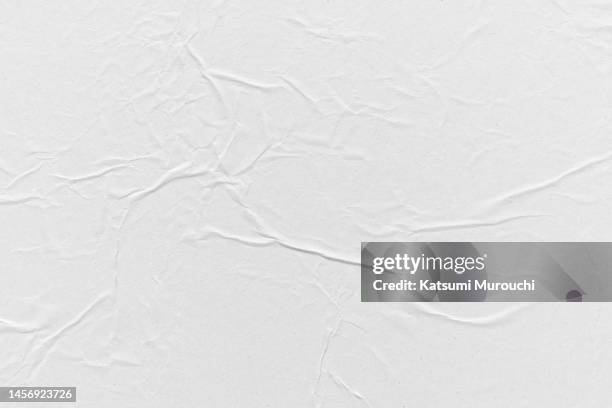 wrinkle paper texture background - wrinkled bildbanksfoton och bilder