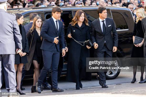 Arrietta Morales y de Grecia, Anna-Maria Morales y de Grecia, Carlos Morales y de Grecia, Princess Alexia of Greece and Carlos Javier Morales...