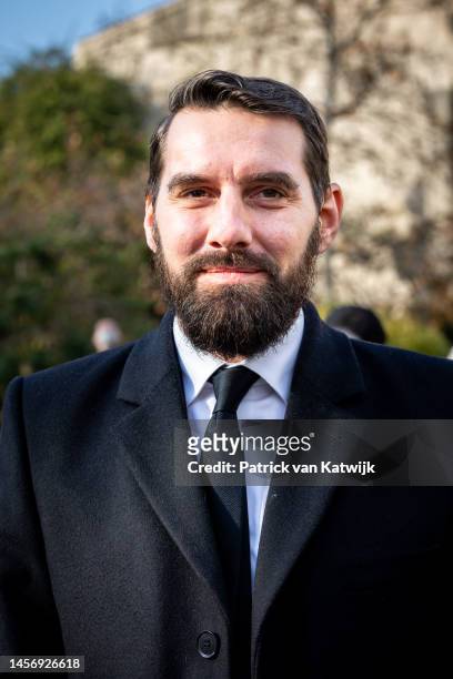 Prince Nicolae of Rumania attends the funeral of Former King Constantine II of Greece on January 16, 2023 in Athens, Greece. Constantine II, Head of...