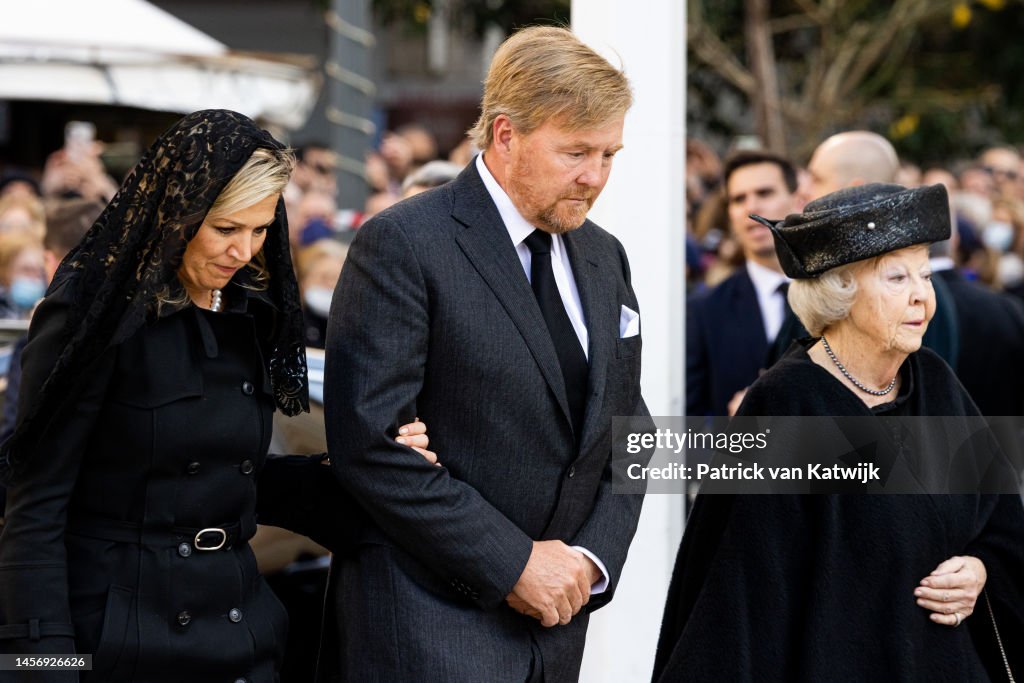 Former King Constantine II Of Greece Funeral