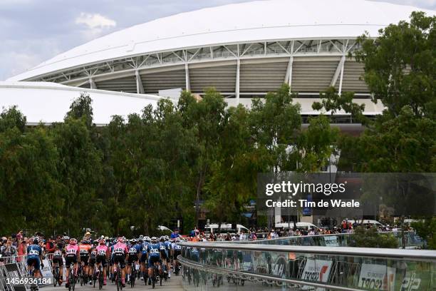 General view of Sylvie Swinkels of Netherlands and Team Coop - Hitec Products, Lauren Stephens of United States and EF Education - Tibco - Svb,...