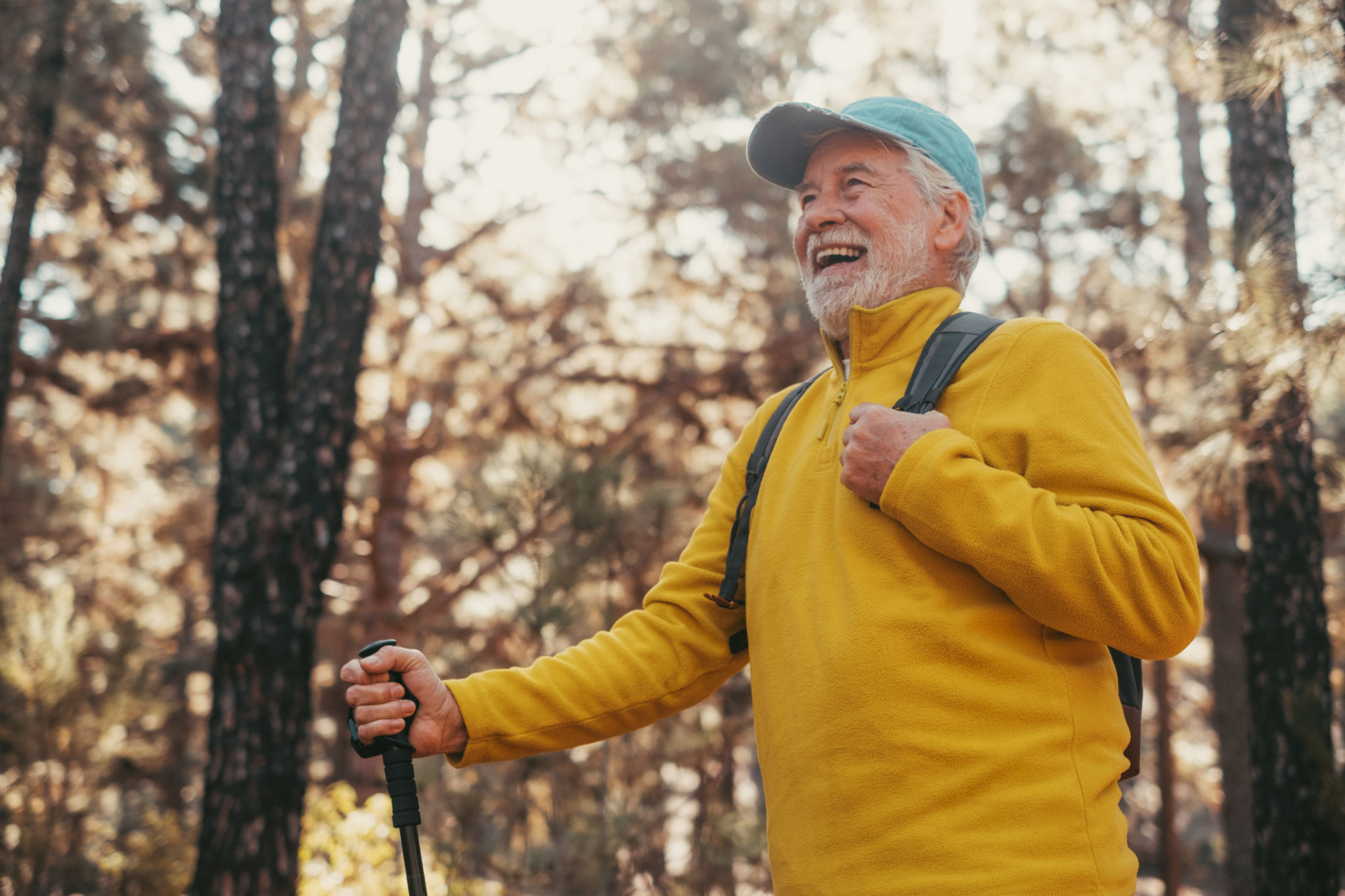 senior enjoying outdoor activities