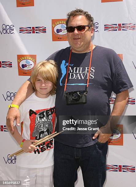 Duke Garlin and Jeff Garlin attend the 6th Annual Kidstock Music and Arts Festival at Greystone Mansion on June 3, 2012 in Beverly Hills, California.