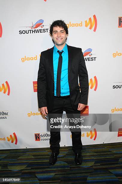Actor Freddie Smith arrives at the 23rd Annual GLAAD Media Awards at San Francisco Marriott Marquis on June 2, 2012 in San Francisco, California.