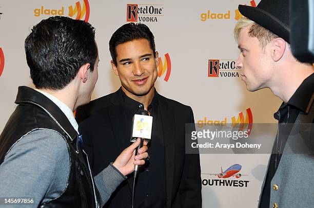 Mario Lopez arrives at the 23rd Annual GLAAD Media Awards at San Francisco Marriott Marquis on June 2, 2012 in San Francisco, California.