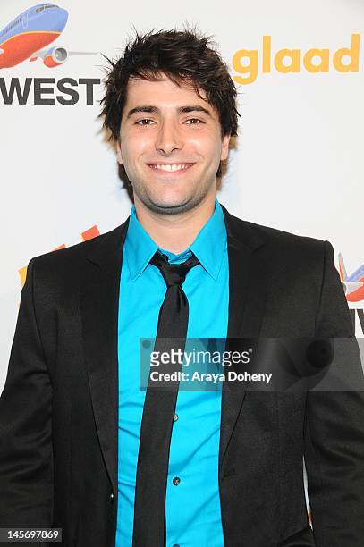 Actor Freddie Smith arrives at the 23rd Annual GLAAD Media Awards at San Francisco Marriott Marquis on June 2, 2012 in San Francisco, California.