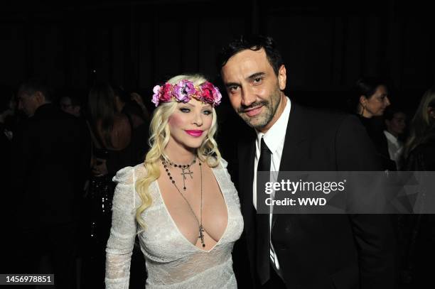 Ilona Staller and Riccardo Tisci