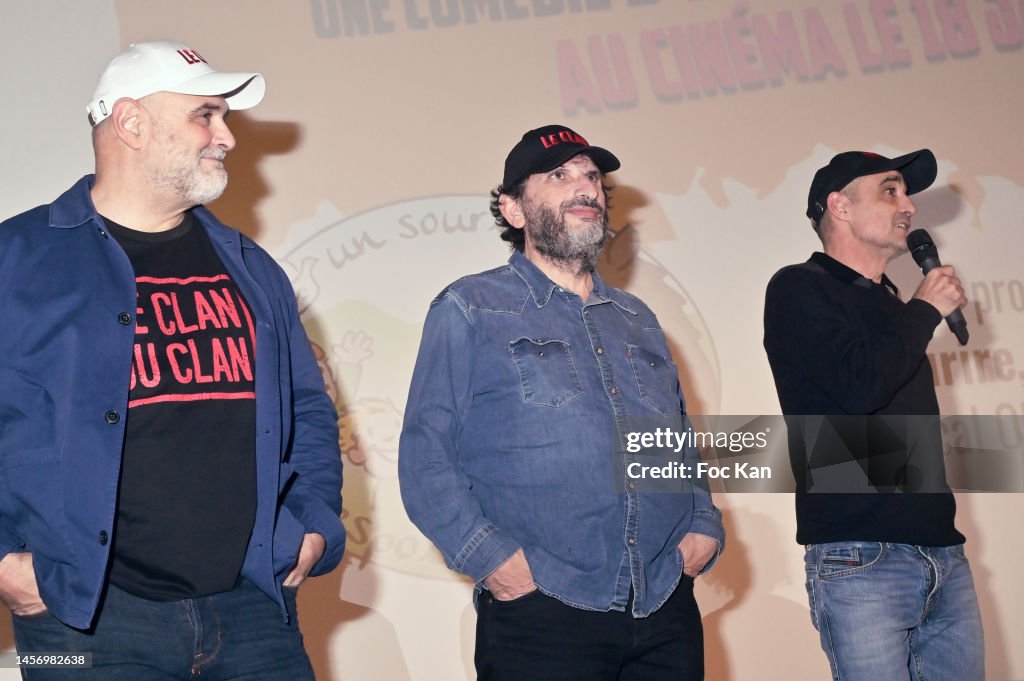 Eric Perrone Denis Braccini, Jean-François Perrone and director Eric Fraticelli ...