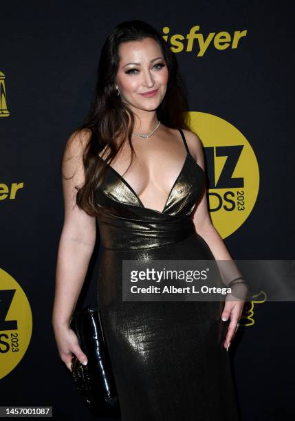 Dani Daniels attends the 2023 XBIZ Awards held at Hollywood Palladium on January 15, 2023 in Los Angeles, California.
