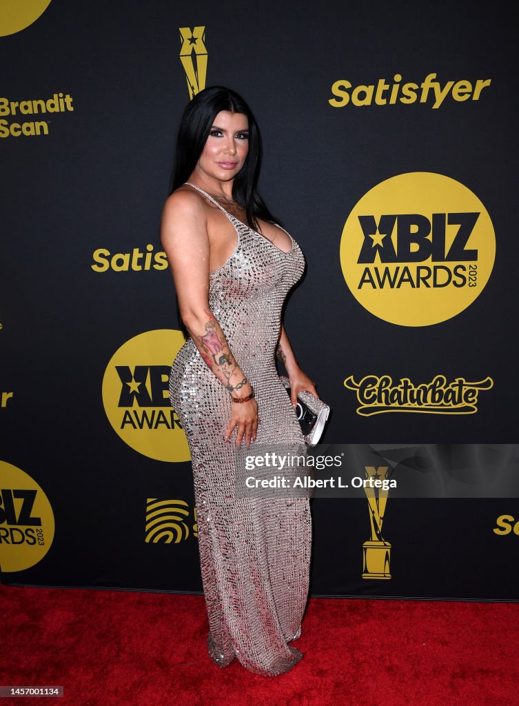 Romi Rain attends the 2023 XBIZ Awards held at Hollywood Palladium on