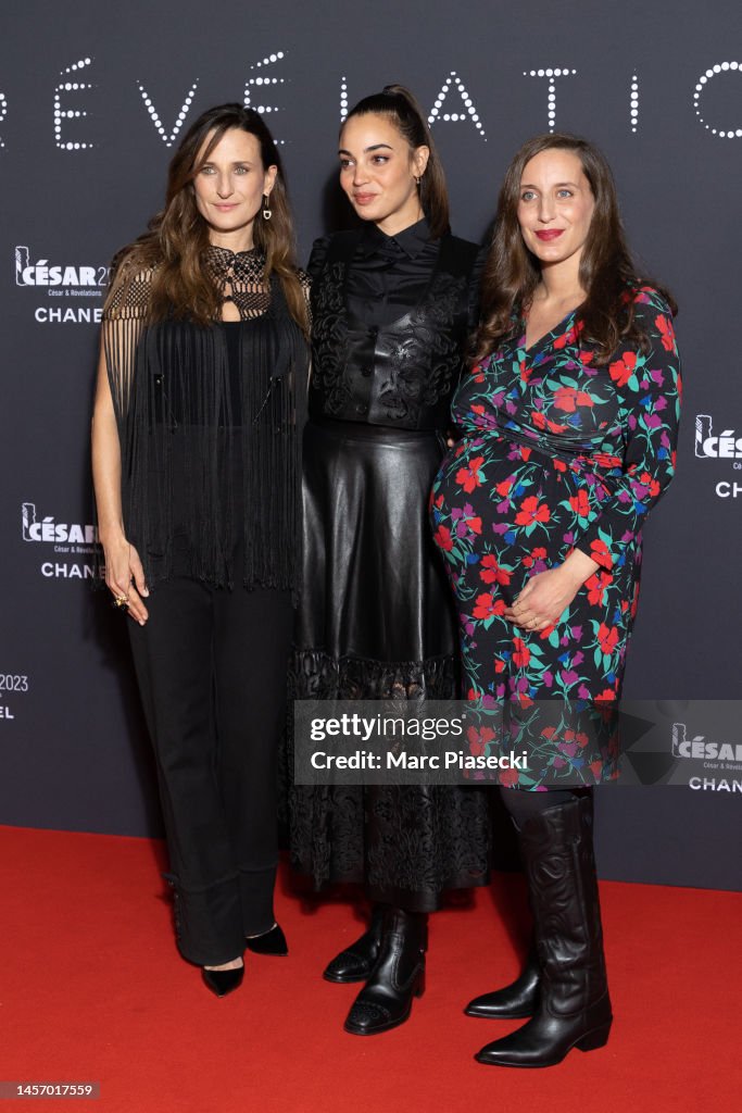Camille Cottin, Souheila Yacoub and Anais Volpe attend the "Cesar