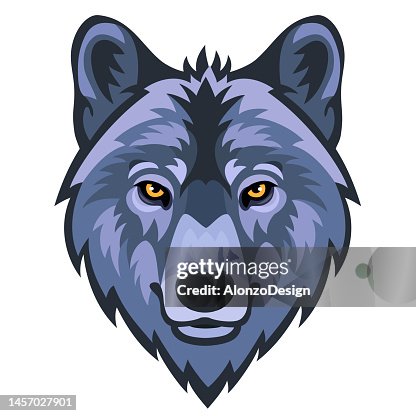 Logótipo Wolf Head. Mascote Design Criativo. Logótipo Wolf Head. Mascote Design Criativo.