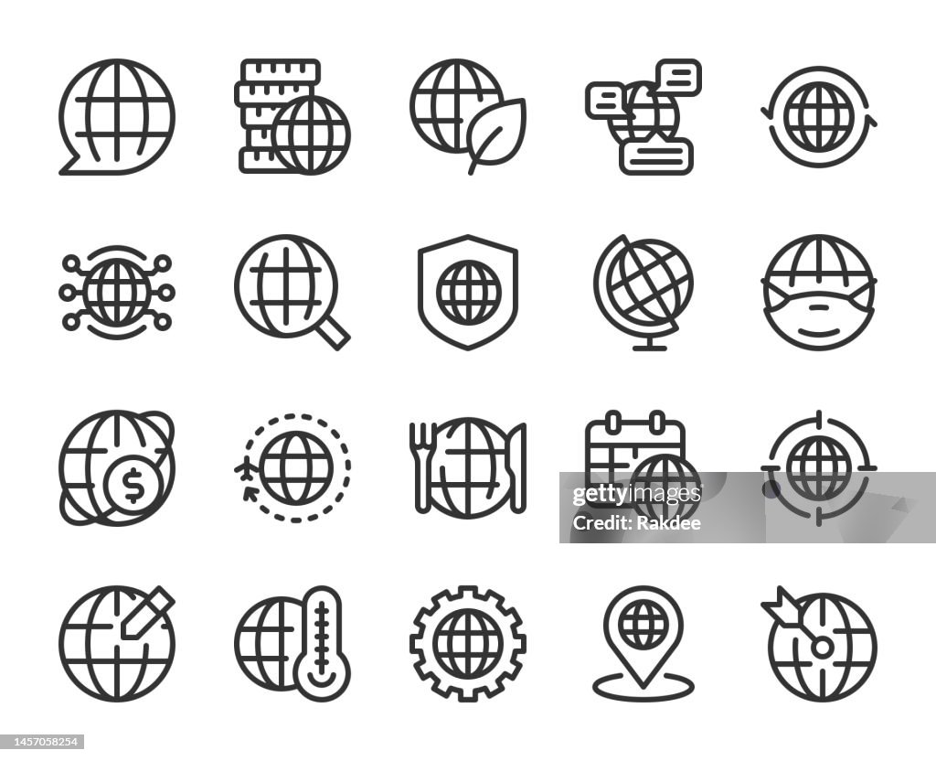 Globe - Line Icons