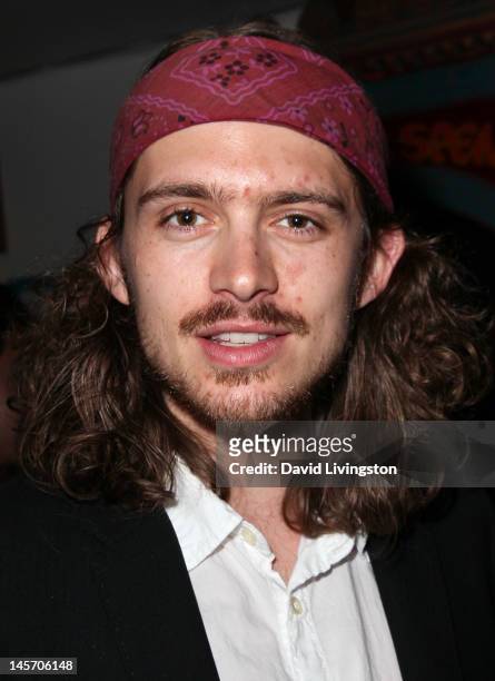 Alexander Bauer attends the opening night of "No Way Around But Through" at the Falcon Theatre on June 3, 2012 in Burbank, California.