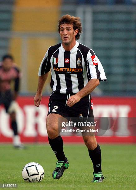 Ciro Ferrara of Juventus in action during the Serie A match between Juventus and parma, played at the Stadio Delle Alpi, Turin, Italy on September...