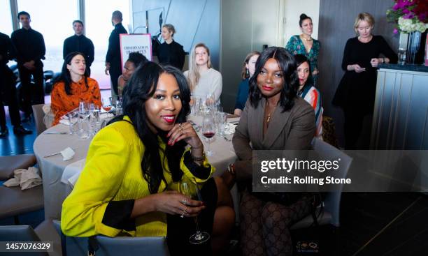 Tania Cascilla at Rolling Stone’s Women Shaping the Future event, the first event at EDGE and Peak in Hudson Yards, sponsored by CAN-AM, Splat Hair...