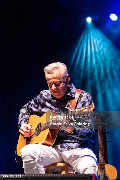 Tommy Emmanuel performs at The Joy Theater on January 16, 2023 in New Orleans, Louisiana.