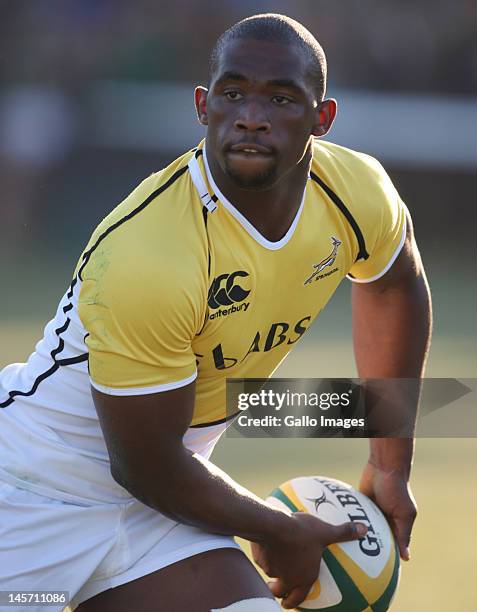 Siya Kolisi of South Africa during a training session at Northwood Crusaders Rugby Club on June 04, 2012 in Durban, South Africa.