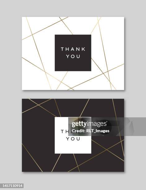 thank you cards — marcel system - greeting card stock illustrations