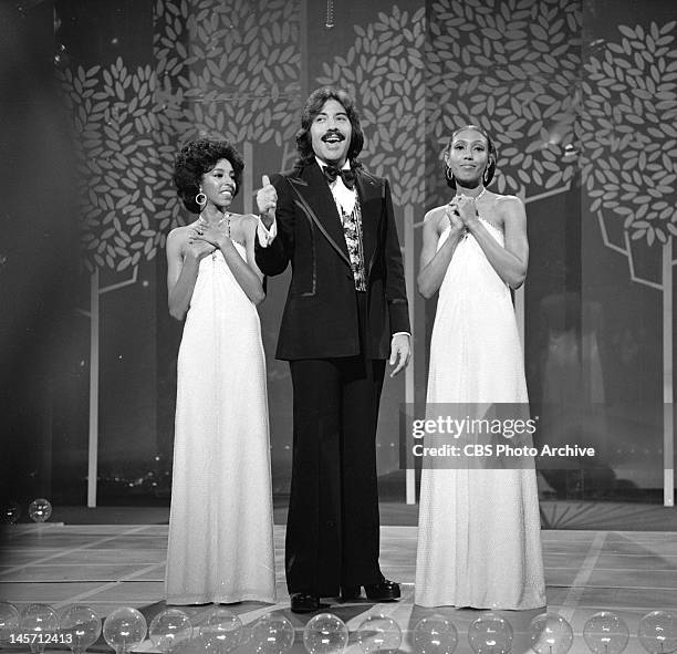 Tony Orlando and Dawn perform. Image dated November 26, 1974.