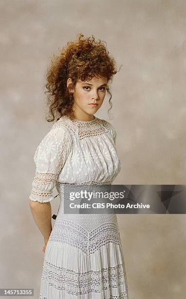 Cast member Rebecca Schaeffer, seen here out of character. Image dated 1987.