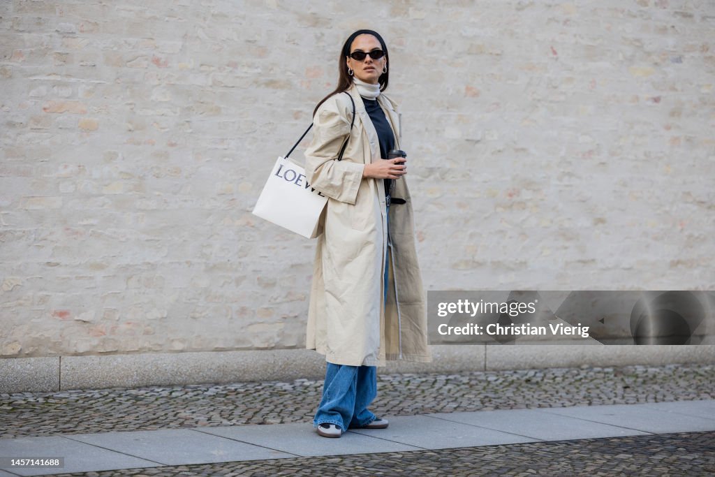 Street Style - Berlin Fashion Week AW23 - January 17, 2023