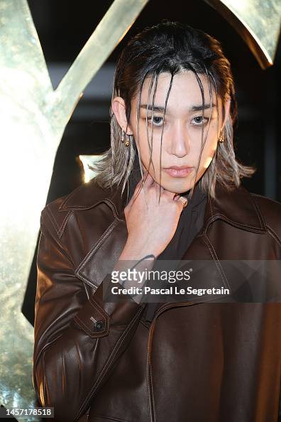 Lee Seung-joo, aka Loren attends the Saint Laurent Menswear... News ...