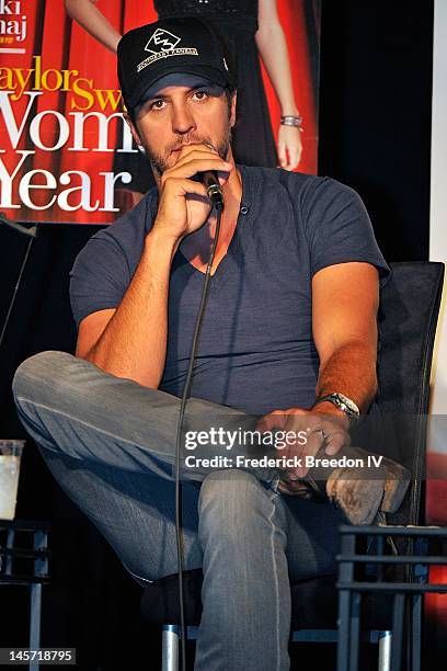 Country music artist Luke Bryan attends the Billboard Country Music Summit 2012 at Cannery Ballroom on June 4, 2012 in Nashville, Tennessee.