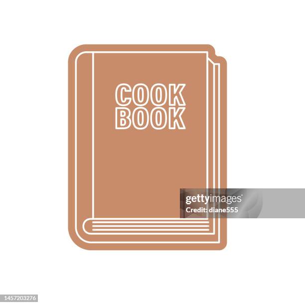 kitchen icon on a transparent background - cookbook - cookbook icons stock illustrations