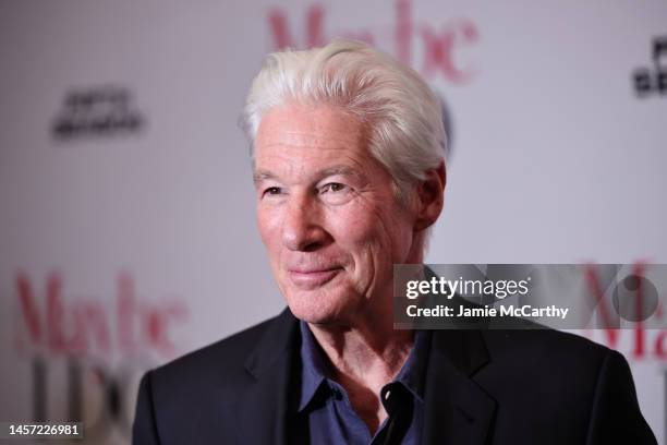 Richard Gere attends a special screening of "Maybe I Do" hosted by Fifth Season and Vertical at Crosby Street Hotel on January 17, 2023 in New York...