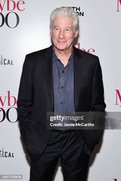 Richard Gere attends a special screening of "Maybe I Do" hosted by Fifth Season and Vertical at Crosby Street Hotel on January 17, 2023 in New York...