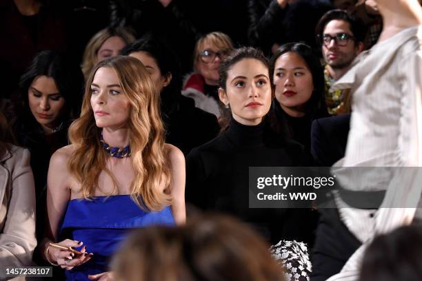 Jaime King and Emmy Rossum in the front row